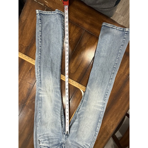 Silver Jeans Women Size 29X33 Embellished Pockets Stretch Denim Blue Jeans - Picture 4 of 6